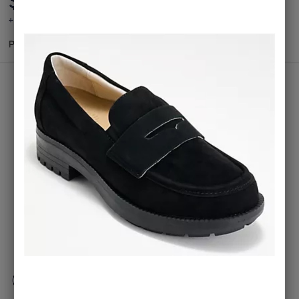 Revitalign Orthotic Suede Penny Loafers Laurel‎ Penny